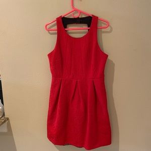 EUC Anthropologie Red Dress Size 8